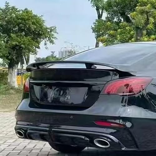 Auto Flügel für MG MG5,Flügel Lippe Schwanz Spoiler Auto Spoiler Wing Dachspoiler Heckflügel Kunststoff Windwiderstand Auto Dekoration Zubehör,Black von JIAAM