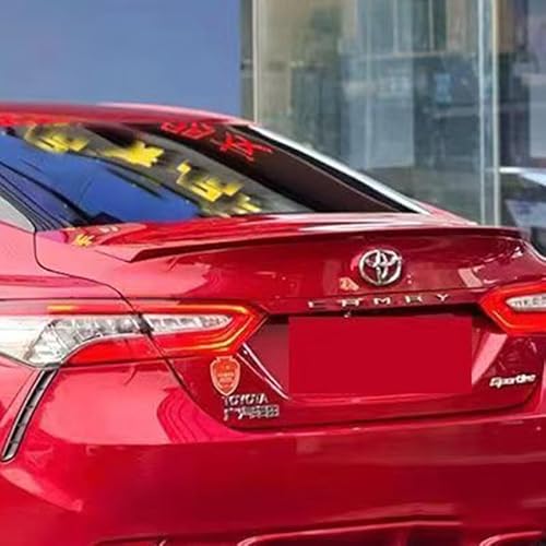 Auto Flügel für Toyota Camry,Flügel Lippe Schwanz Spoiler Auto Spoiler Wing Dachspoiler Heckflügel Kunststoff Windwiderstand Auto Dekoration Zubehör,Red von JIAAM