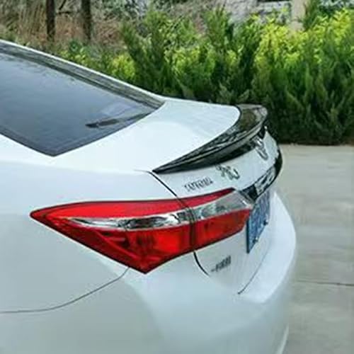 Auto Flügel für Toyota Corolla,Flügel Lippe Schwanz Spoiler Auto Spoiler Wing Dachspoiler Heckflügel Kunststoff Windwiderstand Auto Dekoration Zubehör,Black von JIAAM