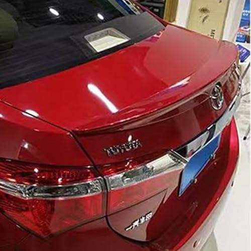 Auto Flügel für Toyota Corolla,Flügel Lippe Schwanz Spoiler Auto Spoiler Wing Dachspoiler Heckflügel Kunststoff Windwiderstand Auto Dekoration Zubehör,Red von JIAAM