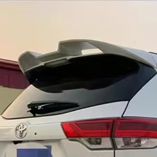 Auto Flügel für Toyota Highlander,Flügel Lippe Schwanz Spoiler Auto Spoiler Wing Dachspoiler Heckflügel Kunststoff Windwiderstand Auto Dekoration Zubehör,White von JIAAM