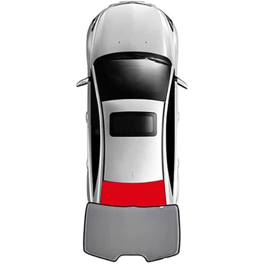 Auto Seitenfenster Sonnenschutz für Audi Q3 8U 2011-2018, Front Heck Window Sun Shade Visor Uv Schutz Faltbare Sonnenblende Schutzabdeckung ZubehöR,1pcsrear von JIABAOCA