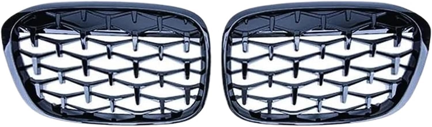 Front- und Kühlergrill Für B&MW X1 F48 F49 2016 2017 2018 2019, Front Bumper Radiator Grille Stoßstange Kühlergrill Grill BelüFtungsdeckel Verkleidung von JIAGHUI