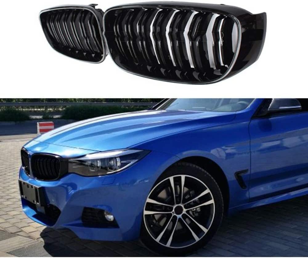 Front- und Kühlergrill Für BMW F34 Racing Grills 2014+, Front Bumper Radiator Grille Stoßstange Kühlergrill Grill BelüFtungsdeckel Verkleidung von JIAGHUI