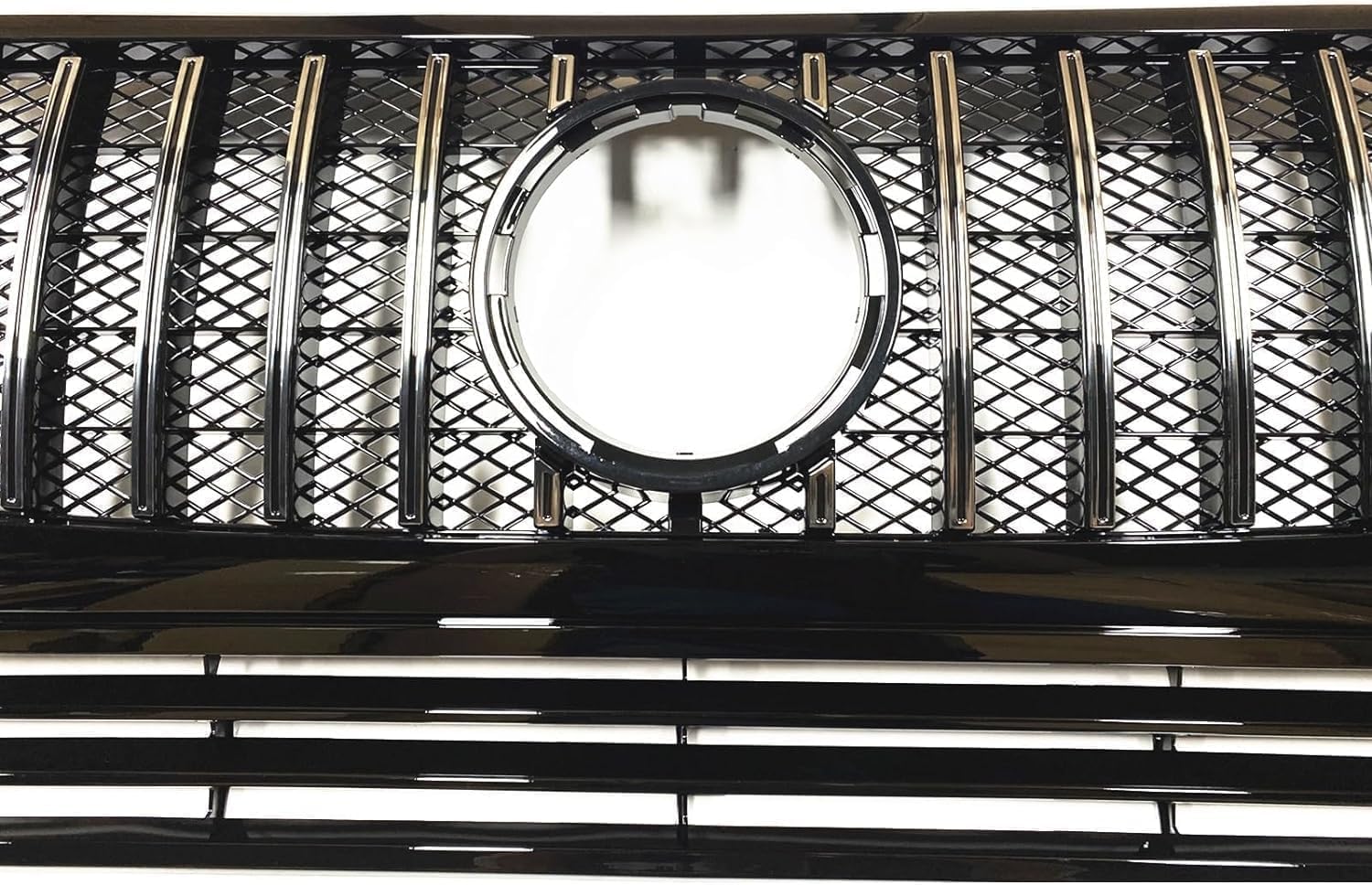 Front- und Kühlergrill Für Benz W463 G Klasse Wagon 1990-2017, Front Bumper Radiator Grille Stoßstange Kühlergrill Grill BelüFtungsdeckel Verkleidung von JIAGHUI