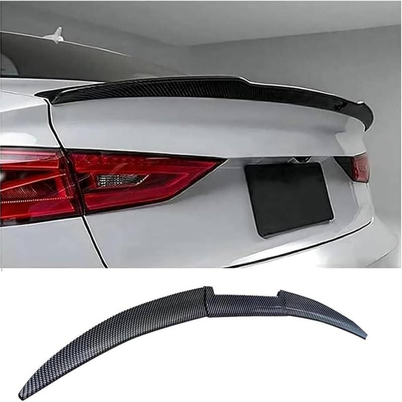 Auto Heckspoiler Spoiler für Accord IX 2012 2013 2014 2015 2016 2017, Car Rear Spoiler Heckkofferraum Kofferraumspoiler Heckflügel Tuning Auto Zubehör,Carbon von JIANXKILB