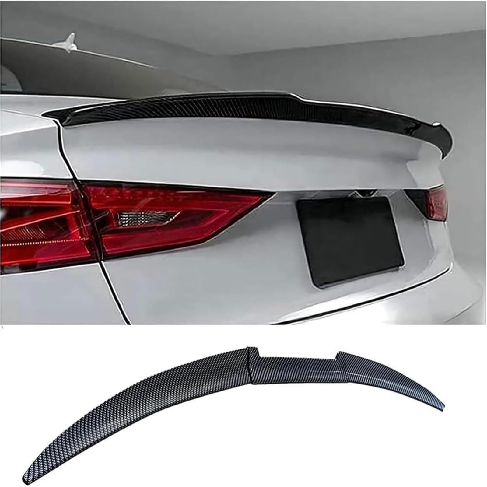 Auto Heckspoiler Spoiler für BMW 4 Series Coupe F32 2013 2014 2015 2016 2017 2018 2019 2020, Car Rear Spoiler Heckkofferraum Kofferraumspoiler Heckflügel Tuning Auto Zubehör,Carbon von JIANXKILB