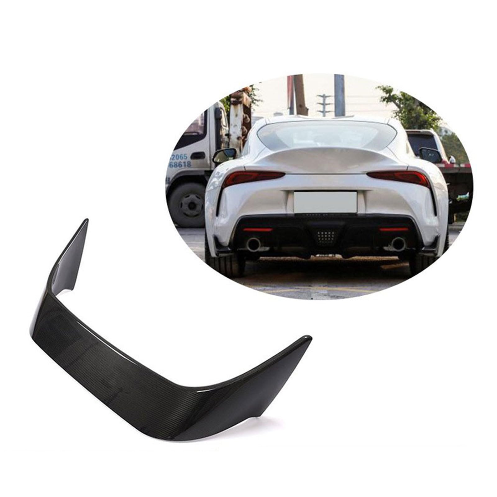 Auto Heckspoiler Spoiler für Toyota Supra 2019 2020 2021, Car Rear Spoiler Heckkofferraum Kofferraumspoiler Heckflügel Tuning Auto Zubehör von JIANXKILB