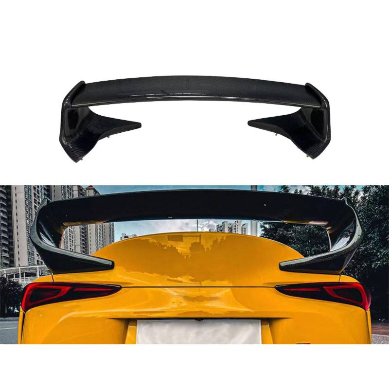 Auto Heckspoiler Spoiler für Toyota Supra A90 A91 2020 2021 2022 2023 2024, Car Rear Spoiler Heckkofferraum Kofferraumspoiler Heckflügel Tuning Auto Zubehör von JIANXKILB