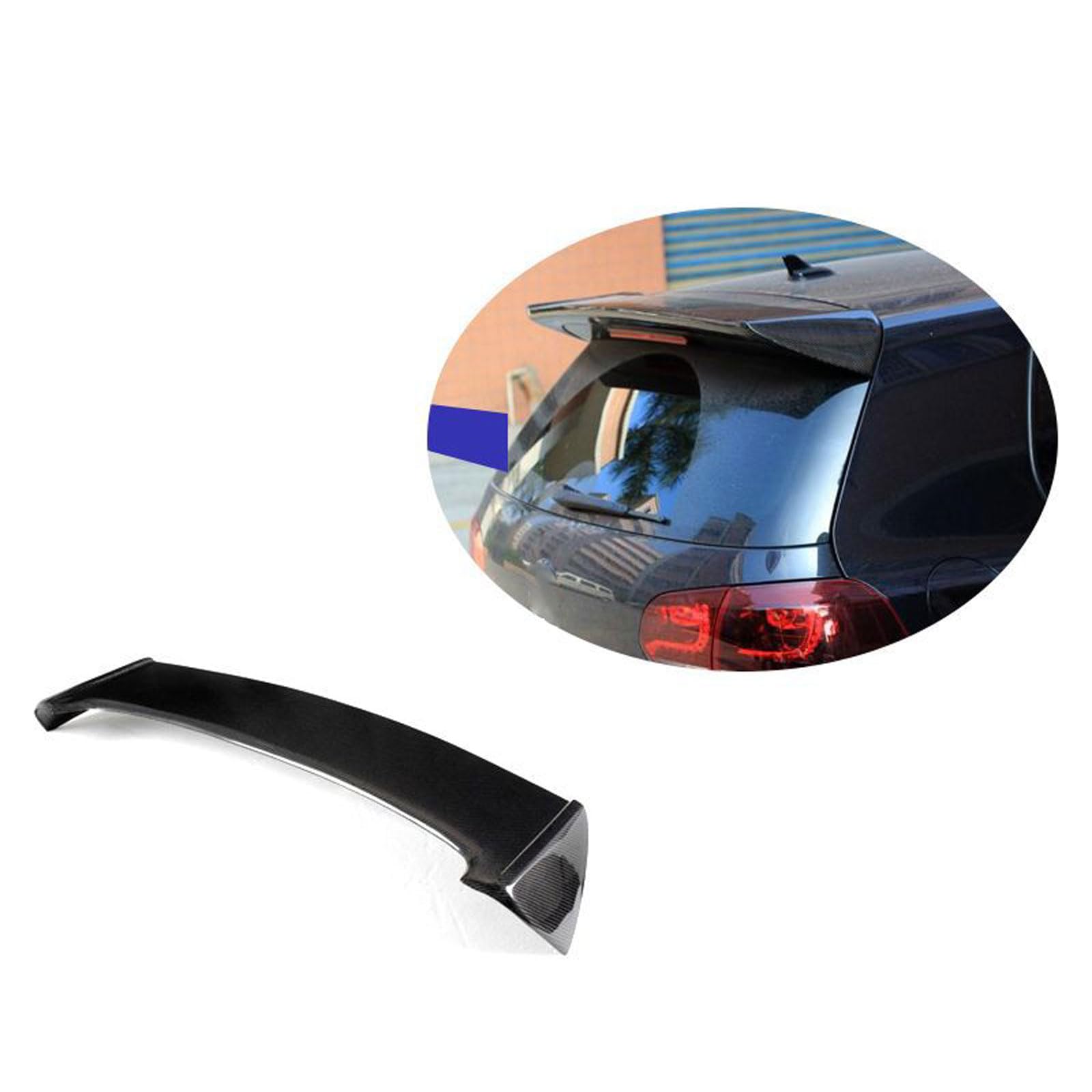 Auto Heckspoiler Spoiler für VW Golf 6 GTI R20, Car Rear Spoiler Heckkofferraum Kofferraumspoiler Heckflügel Tuning Auto Zubehör von JIANXKILB