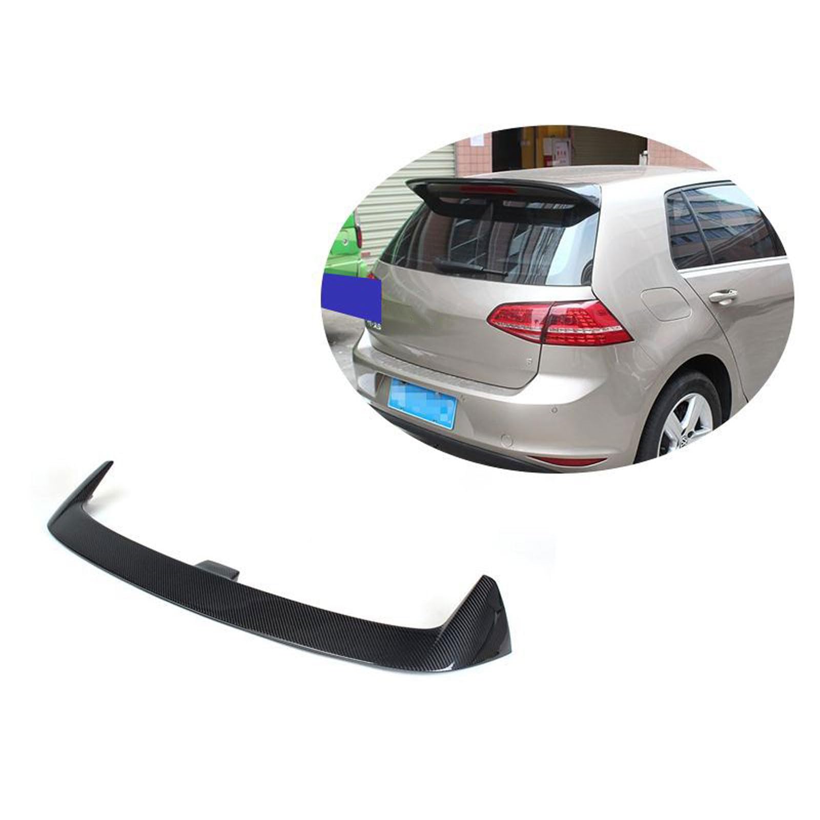 Auto Heckspoiler Spoiler für VW Golf 7, Car Rear Spoiler Heckkofferraum Kofferraumspoiler Heckflügel Tuning Auto Zubehör von JIANXKILB