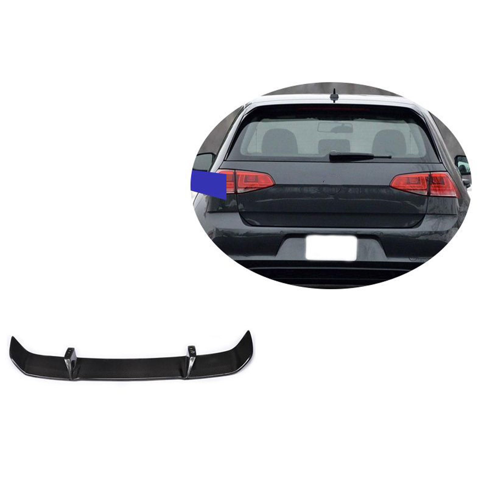 Auto Heckspoiler Spoiler für VW Golf 7 GTI, Car Rear Spoiler Heckkofferraum Kofferraumspoiler Heckflügel Tuning Auto Zubehör von JIANXKILB