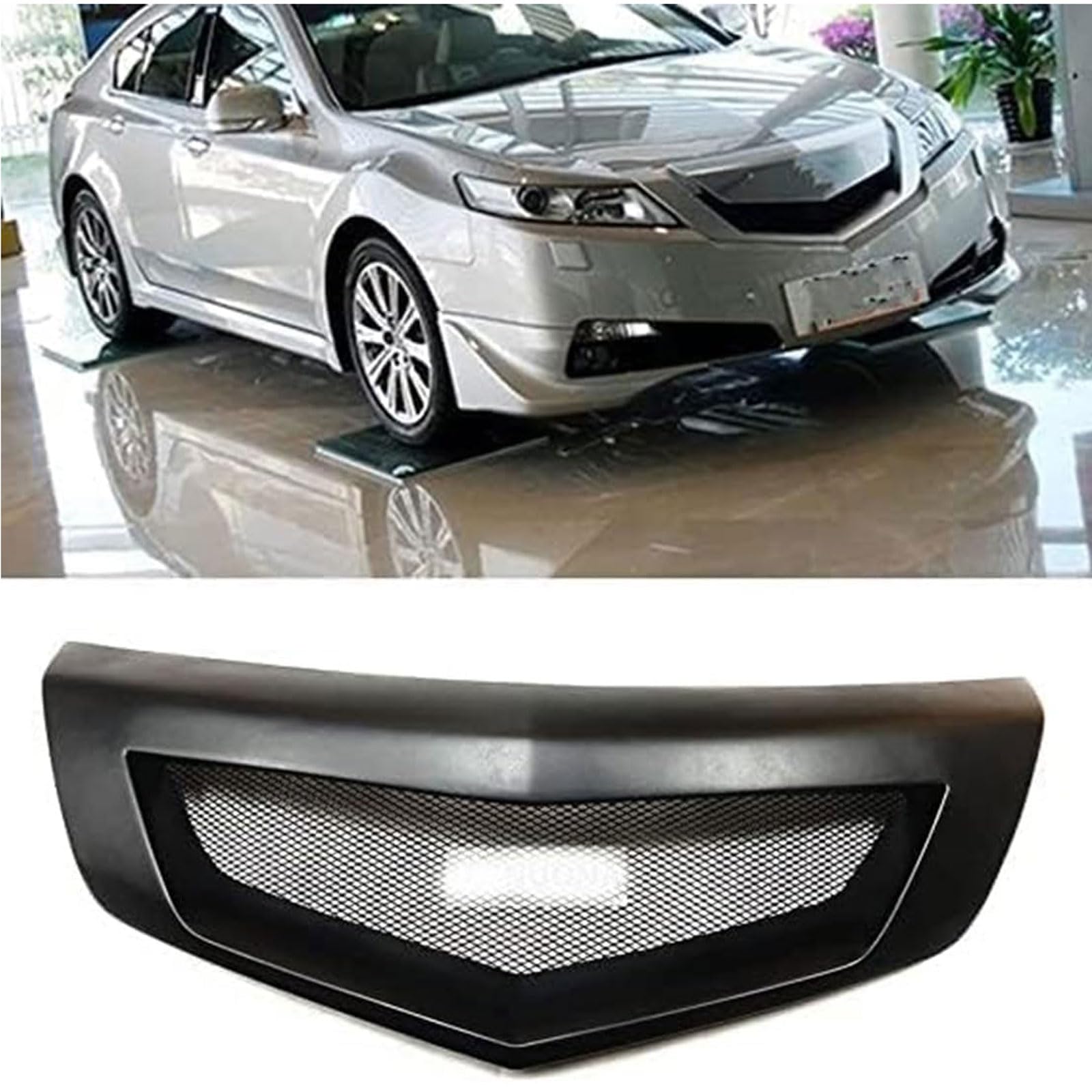 Kühlergrill Außentuning-Zubehörteile für Acura TL 2009 2010 2011, Auto Frontgrill Vorderen Stoßfänger Grill Auto Grill Ersatz Zubehör von JIANXKILB