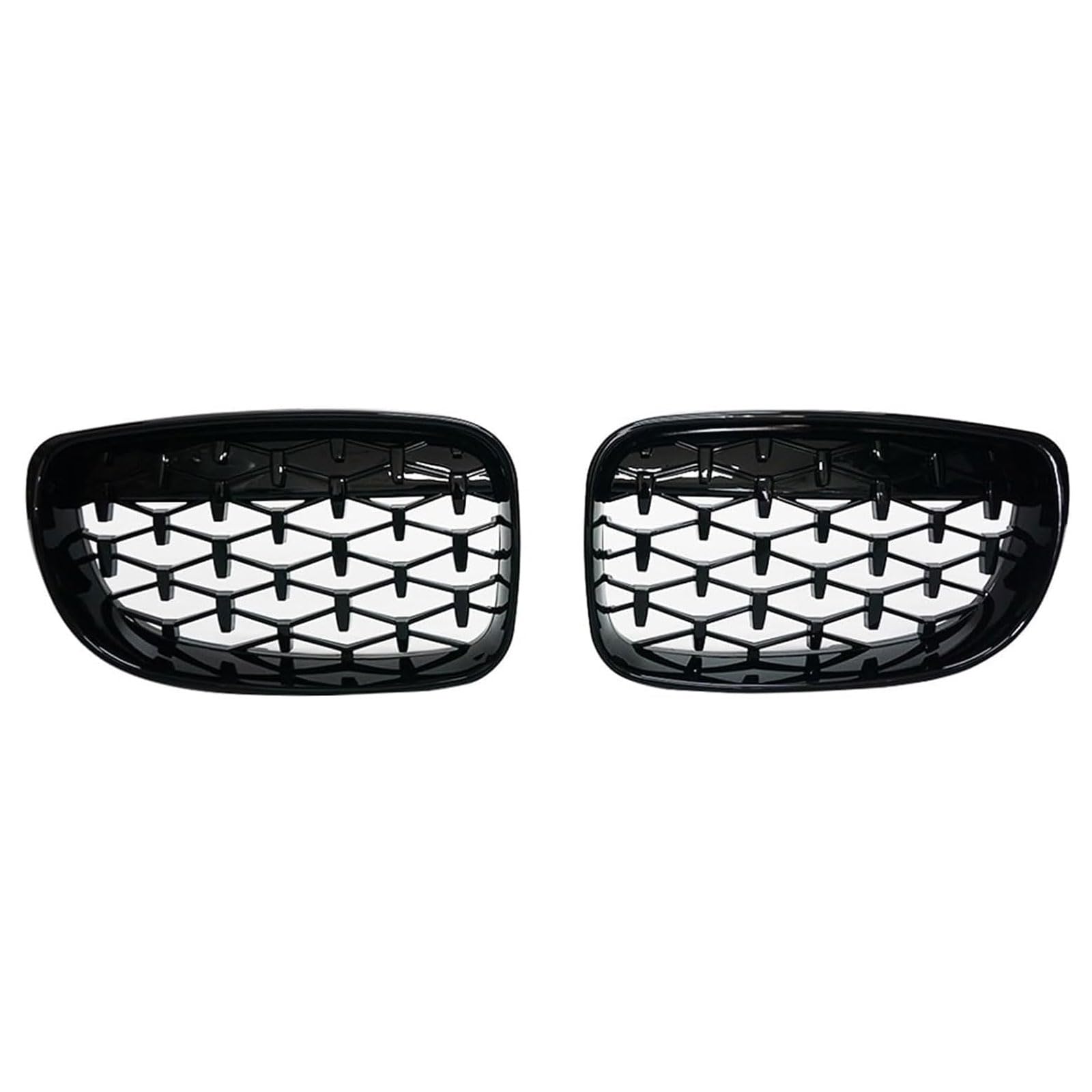 Kühlergrill Außentuning-Zubehörteile für BMW 1 Series E81 E87 E82 E88 128I 130I 135I 2007-2011, Auto Frontgrill Vorderen Stoßfänger Grill Auto Grill Ersatz Zubehör,Black von JIANXKILB