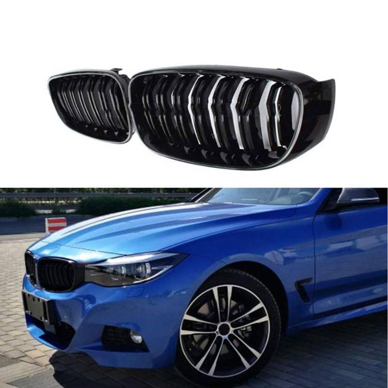 Kühlergrill Außentuning-Zubehörteile für BMW 3 Series F34 2014 2015 2016, Auto Frontgrill Vorderen Stoßfänger Grill Auto Grill Ersatz Zubehör von JIANXKILB