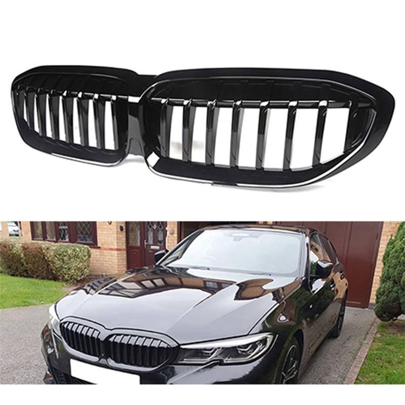 Kühlergrill Außentuning-Zubehörteile für BMW 3 Series G20 G21 G28 2019 2020 2021 2022, Auto Frontgrill Vorderen Stoßfänger Grill Auto Grill Ersatz Zubehör von JIANXKILB