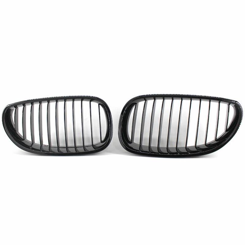 Kühlergrill Außentuning-Zubehörteile für BMW 5 Series E60 E61 M5 2003 2004 2005 2006 2007 2008 2009, Auto Frontgrill Vorderen Stoßfänger Grill Auto Grill Ersatz Zubehör von JIANXKILB