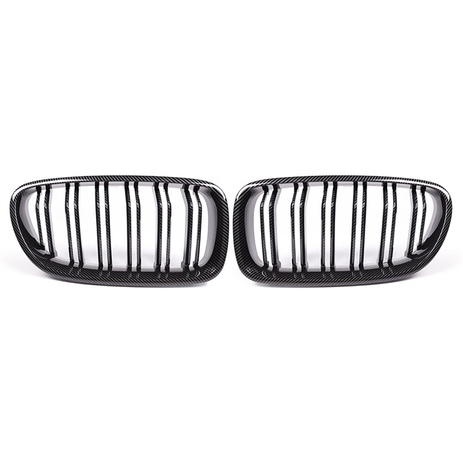 Kühlergrill Außentuning-Zubehörteile für BMW 5 Series F10 F11 F18 M5 2010 2011 2012 2013 2014 2015 2016 2017, Auto Frontgrill Vorderen Stoßfänger Grill Auto Grill Ersatz Zubehör,Carbon von JIANXKILB