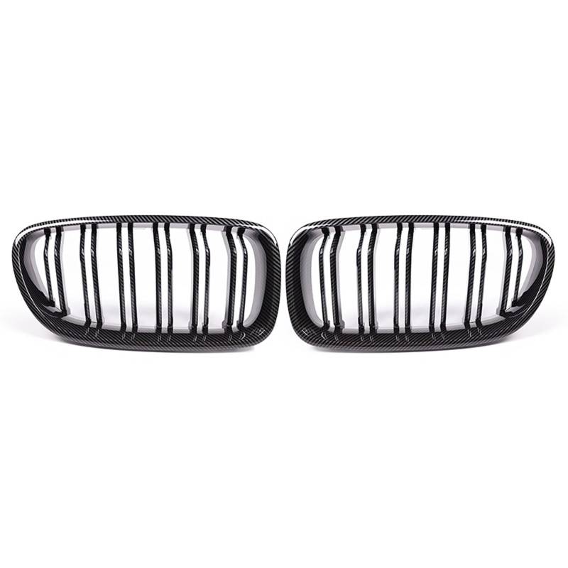 Kühlergrill Außentuning-Zubehörteile für BMW 5 Series F10 F11 F18 M5 2010 2011 2012 2013 2014 2015 2016 2017, Auto Frontgrill Vorderen Stoßfänger Grill Auto Grill Ersatz Zubehör,Carbon von JIANXKILB