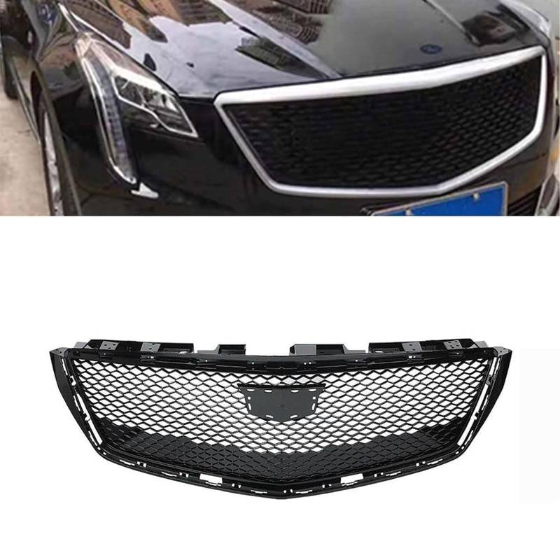 Kühlergrill Außentuning-Zubehörteile für Cadillac XTS 2018 2019, Auto Frontgrill Vorderen Stoßfänger Grill Auto Grill Ersatz Zubehör von JIANXKILB