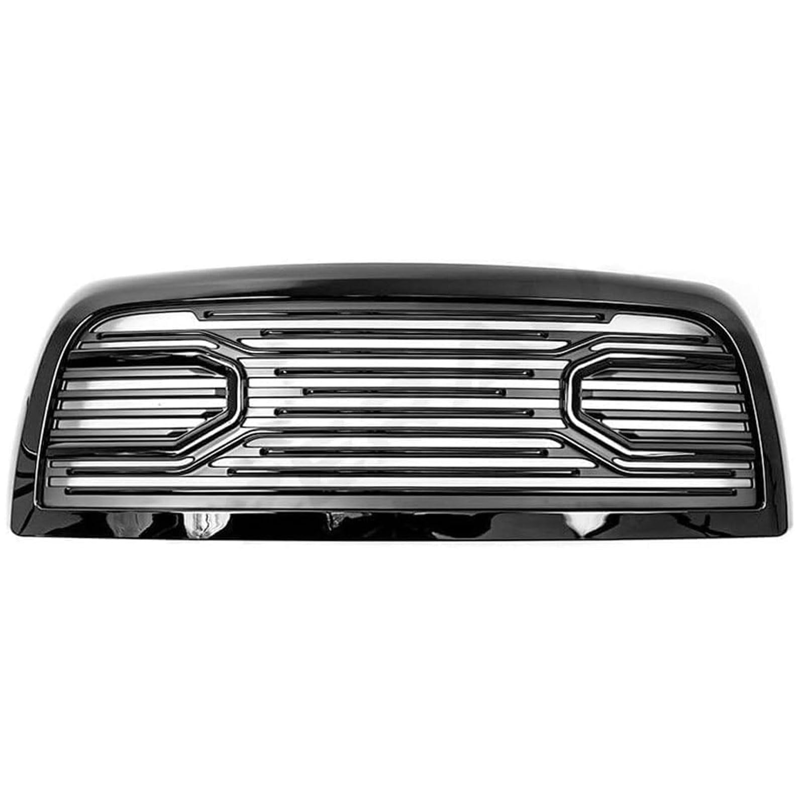 Kühlergrill Außentuning-Zubehörteile für Dodge Ram 2500 3500 2010 2011 2012 2013 2014 2015 2016 2017 2018, Auto Frontgrill Vorderen Stoßfänger Grill Auto Grill Ersatz Zubehör,Black von JIANXKILB