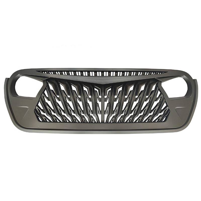 Kühlergrill Außentuning-Zubehörteile für Jeep Wrangler JK 2007 2008-2012 2013 2014 2015 2016 2017, Auto Frontgrill Vorderen Stoßfänger Grill Auto Grill Ersatz Zubehör von JIANXKILB