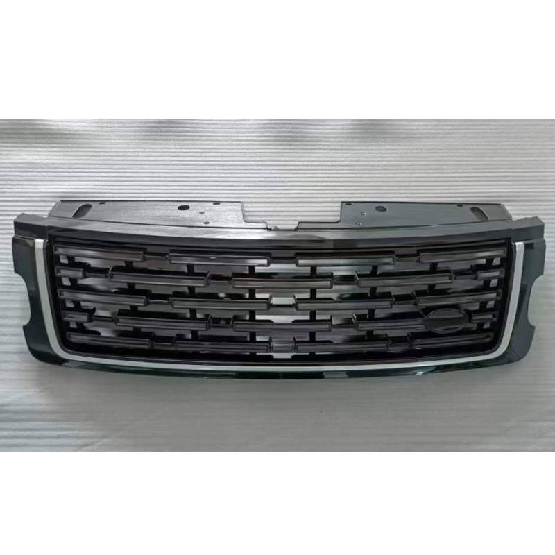 Kühlergrill Außentuning-Zubehörteile für Land Rover Range Rover 2013 2014 2015 2016 2017, Auto Frontgrill Vorderen Stoßfänger Grill Auto Grill Ersatz Zubehör,Black von JIANXKILB