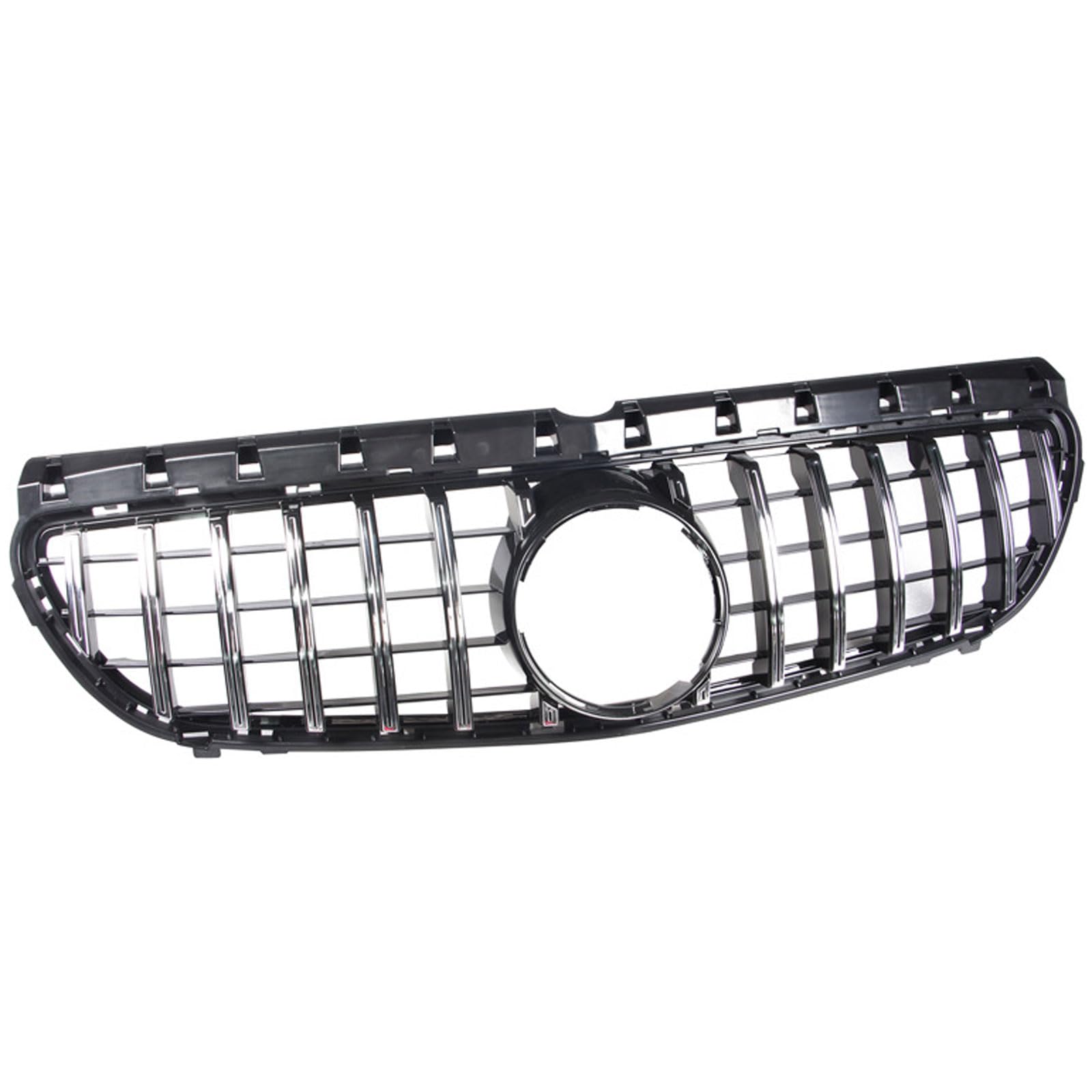 Kühlergrill Außentuning-Zubehörteile für Mercedes Benz B Class W246 B180 B200 B220 B250 GT 2015-2020, Auto Frontgrill Vorderen Stoßfänger Grill Auto Grill Ersatz Zubehör,Silver von JIANXKILB