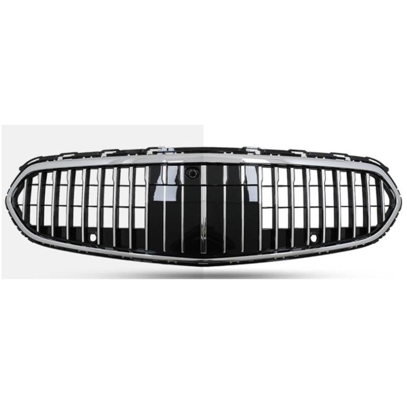 Kühlergrill Außentuning-Zubehörteile für Mercedes Benz C Class W206 2021 2022 2023, Auto Frontgrill Vorderen Stoßfänger Grill Auto Grill Ersatz Zubehör,Silver von JIANXKILB