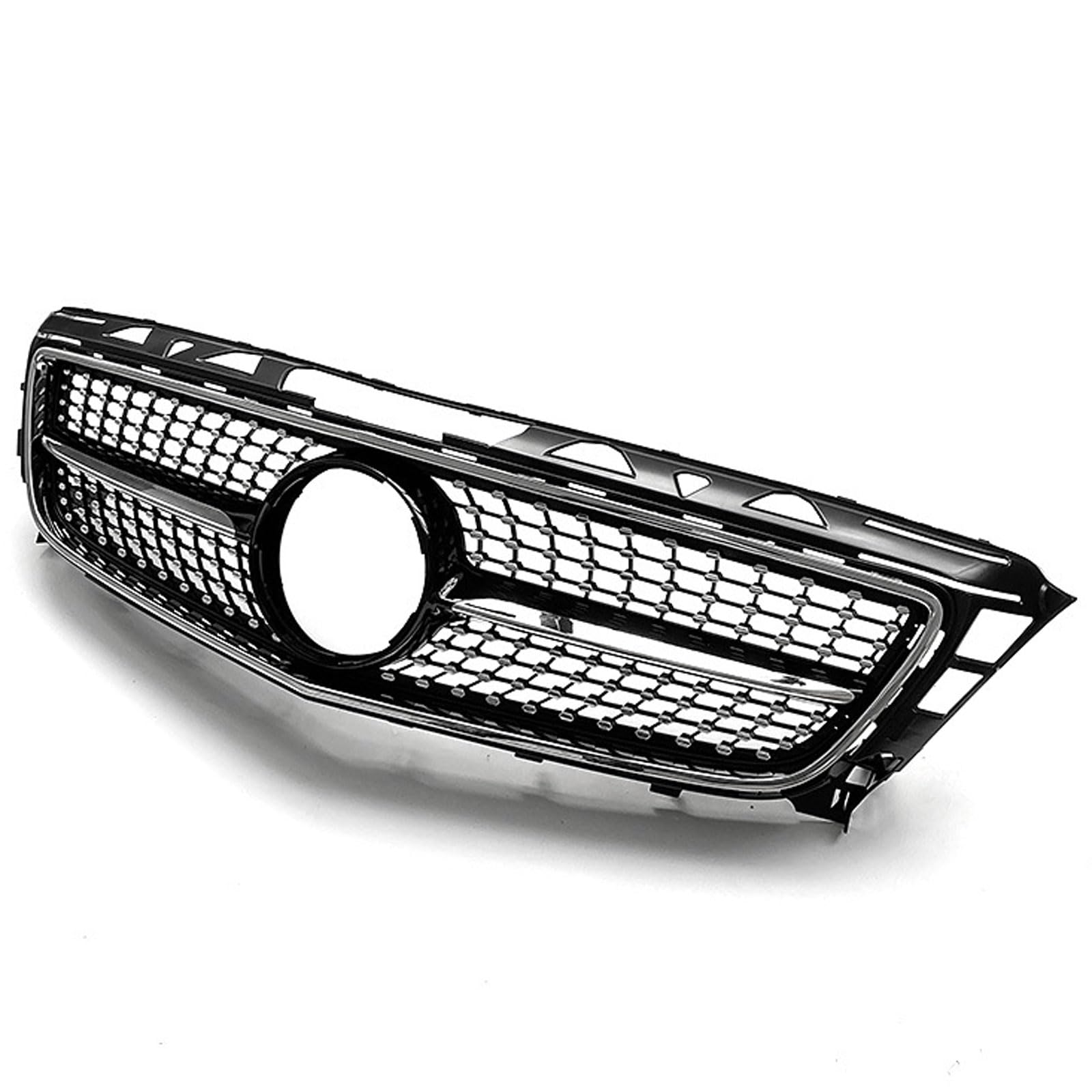 Kühlergrill Außentuning-Zubehörteile für Mercedes Benz CLS Class W218 CLS300 CLS350 2011 2012 2013 2014, Auto Frontgrill Vorderen Stoßfänger Grill Auto Grill Ersatz Zubehör,Black von JIANXKILB