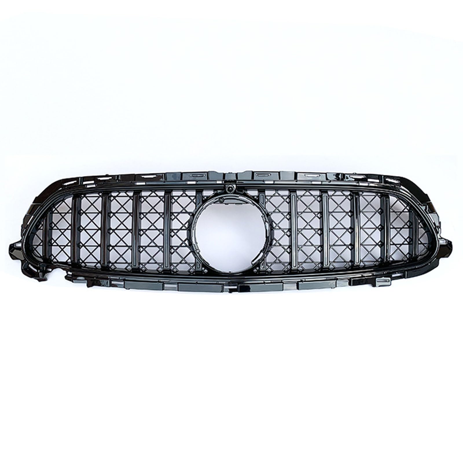 Kühlergrill Außentuning-Zubehörteile für Mercedes Benz E Class W213 2021 2022 2023, Auto Frontgrill Vorderen Stoßfänger Grill Auto Grill Ersatz Zubehör,Black von JIANXKILB