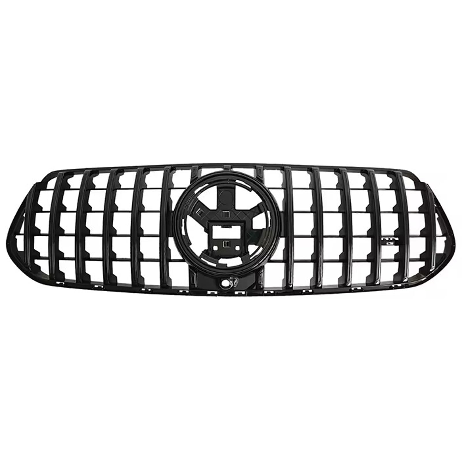 Kühlergrill Außentuning-Zubehörteile für Mercedes Benz GLE W167 2020 2021 2022 2023, Auto Frontgrill Vorderen Stoßfänger Grill Auto Grill Ersatz Zubehör,Black von JIANXKILB