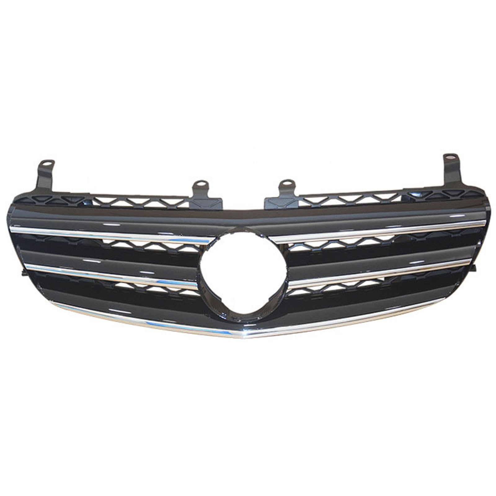 Kühlergrill Außentuning-Zubehörteile für Mercedes Benz R Class W251 R320 R350 R500 2006 2007 2008 2009, Auto Frontgrill Vorderen Stoßfänger Grill Auto Grill Ersatz Zubehör,Black von JIANXKILB