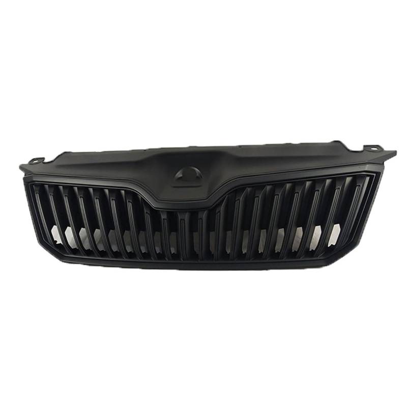 Kühlergrill Außentuning-Zubehörteile für Skoda Superb 2016 2017 2018, Auto Frontgrill Vorderen Stoßfänger Grill Auto Grill Ersatz Zubehör,Matt Black von JIANXKILB