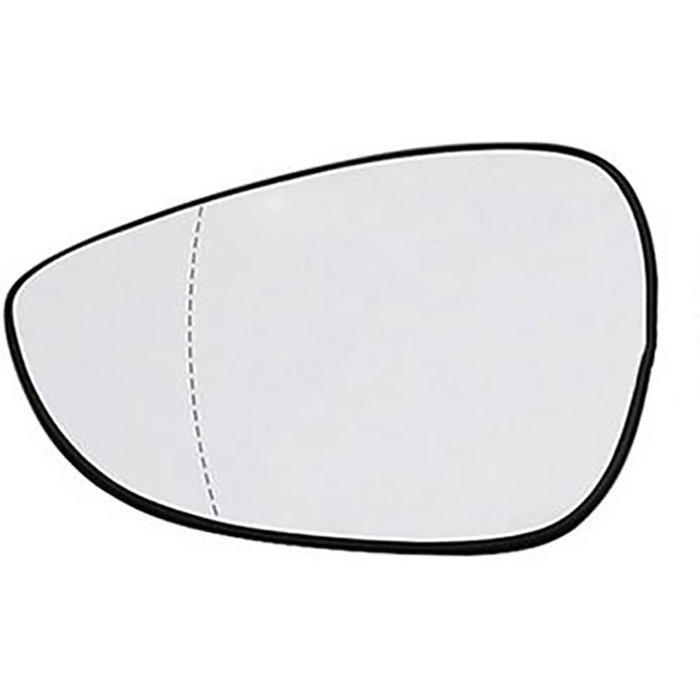 Auto Außenspiegel Glas für Ford Fiesta Hatchback/Sedan 2009-2015, Umkehrlinse Rückfahrglas Flügel Spiegel Seitenspiegelglas Außenspiegel Ersatz Zubehör,A/Left von JIANYEDAJUN