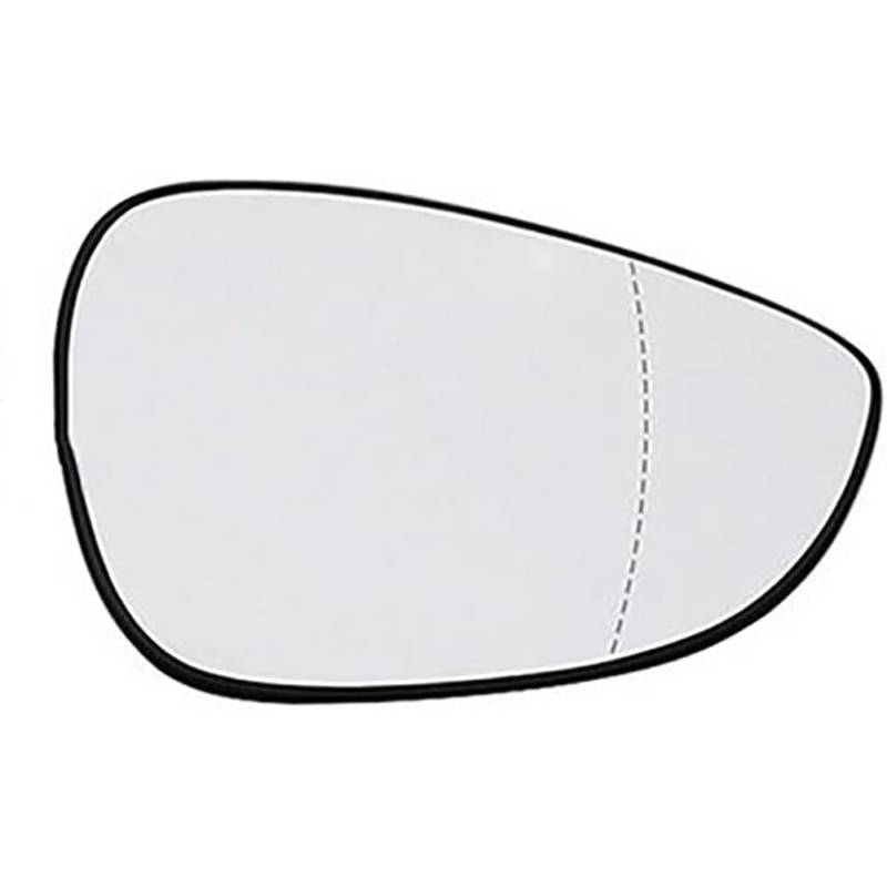 Auto Außenspiegel Glas für Ford Fiesta Hatchback/Sedan 2009-2015, Umkehrlinse Rückfahrglas Flügel Spiegel Seitenspiegelglas Außenspiegel Ersatz Zubehör,B/Right von JIANYEDAJUN