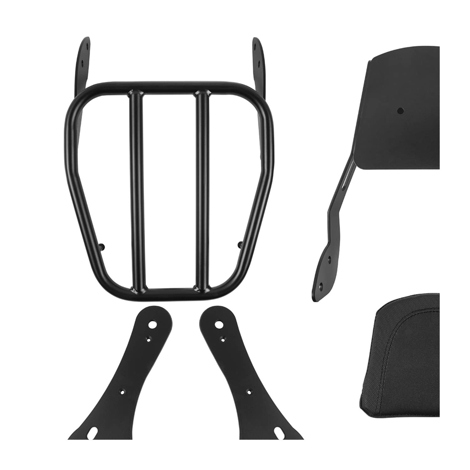 Hinterradgepäckträger Für K&awasaki Vulcan S 650 VN650 Für EN650 2015-2022 2018 2019 2020 2017 US Motorrad Beifahrer Rückenlehne Sissy Bar Gepäckträger von JIANYISR