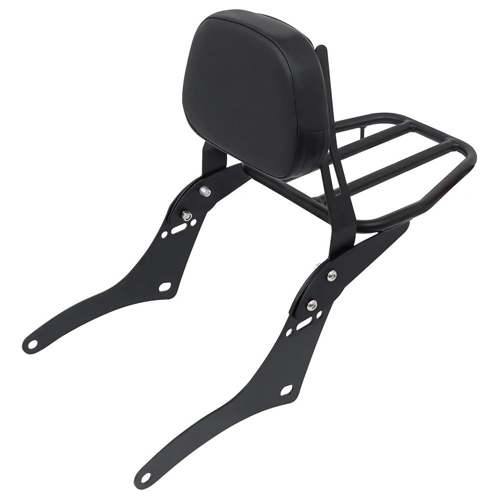 Hinterradgepäckträger Motorrad Abnehmbare Sissy Bar Rückenlehne Mit Gepäckträger Beifahrersitz Für Hon┐da Für Rebel Für CMX300 Für CMX500 2017 2018 2019 2020 2021(Stil 1) von JIANYISR