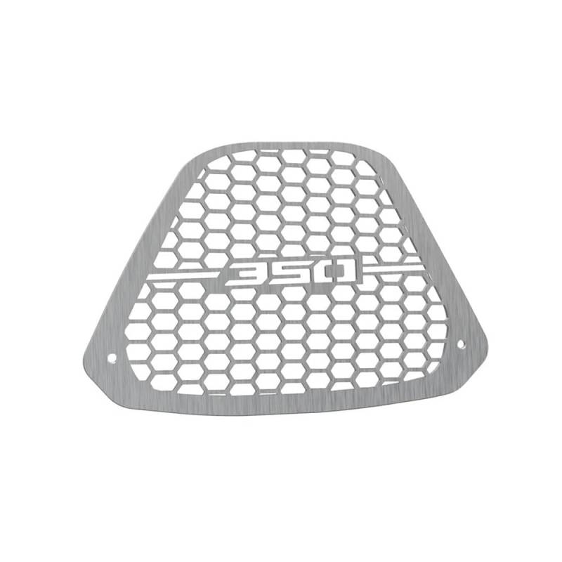 JIANYISR Kühlerschutz Schutz Für Hon┐da Für ADV350 2021 2022 2023 2024 Für ADV 350 Motorrad Aluminium Wasser Tank Grille Abdeckung Schutz Net(Silver) von JIANYISR