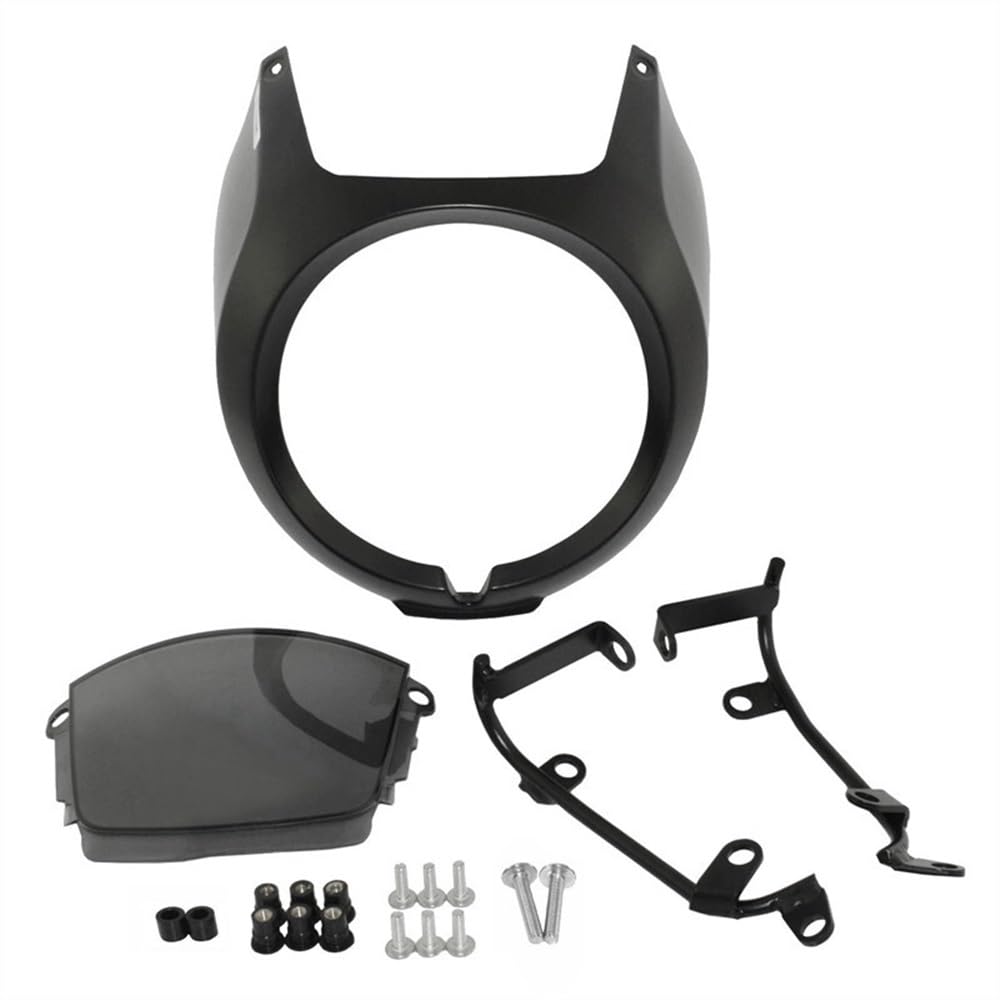 JIANYISR Motorrad-Lampenschirm Motorrad Teile Front Scheinwerfer Abdeckung Verkleidung Gugel Windschutz Für Hon┐da Für Rebel Für CMX 1100 Für CM1100 2021 2022 2023(Black) von JIANYISR