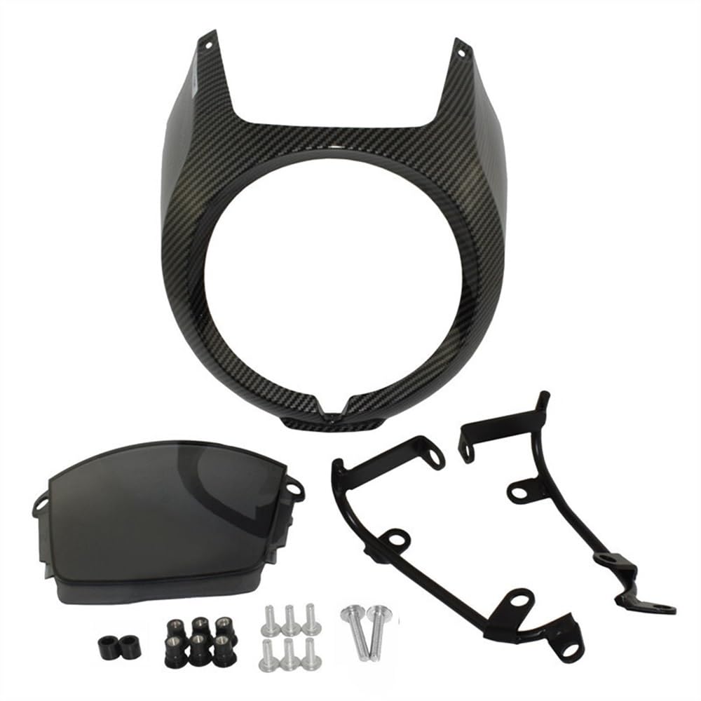 JIANYISR Motorrad-Lampenschirm Motorrad Teile Front Scheinwerfer Abdeckung Verkleidung Gugel Windschutz Für Hon┐da Für Rebel Für CMX 1100 Für CM1100 2021 2022 2023(Carbon Look) von JIANYISR