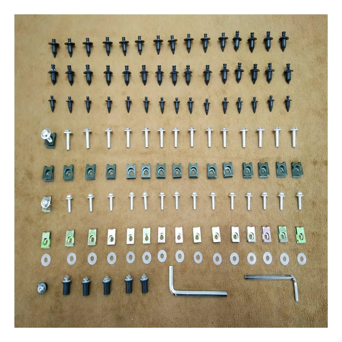 JIANYISR Motorrad Muttern Schrauben Für Du&Cati Für 1098 Für 1098R Für 1098S 2007-2008 Verkleidung Körper Schrauben Kit Verschluss Clips Schrauben von JIANYISR