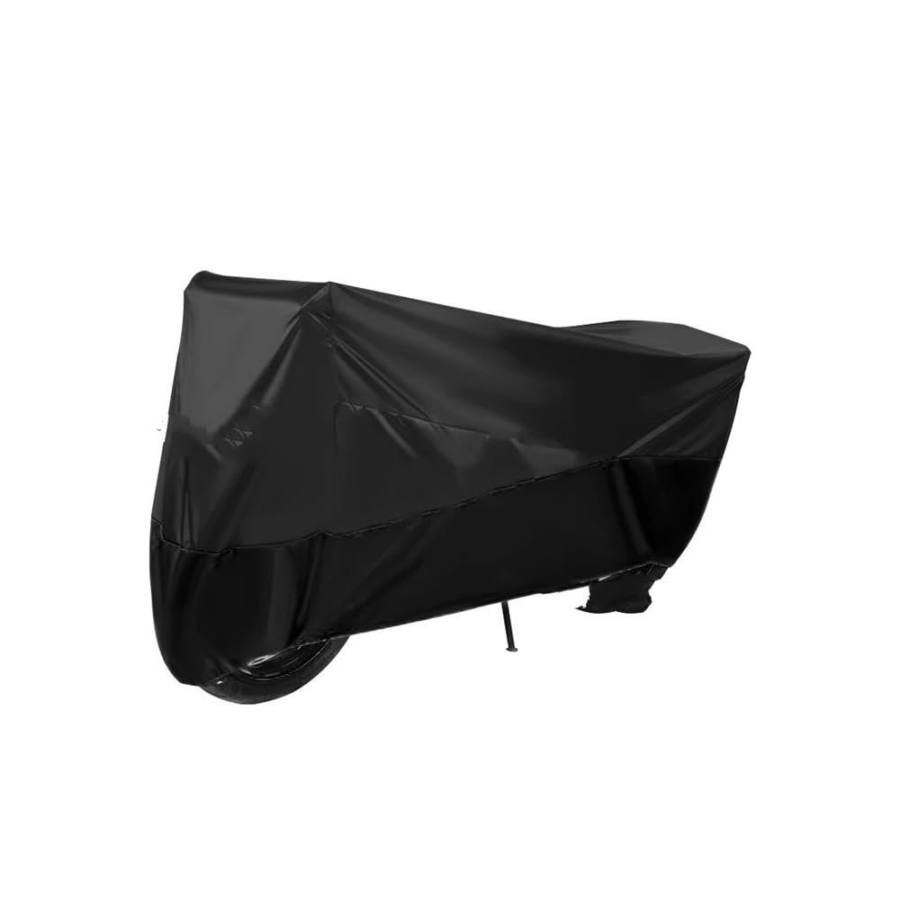 Motorradabdeckungen Motorrad Abdeckung Outdoor Protector Staubdicht Regen Für K&awasaki Für VUICAN-S 650 2015 2016 2017 2018(Black,L for 180cm) von JIANYISR