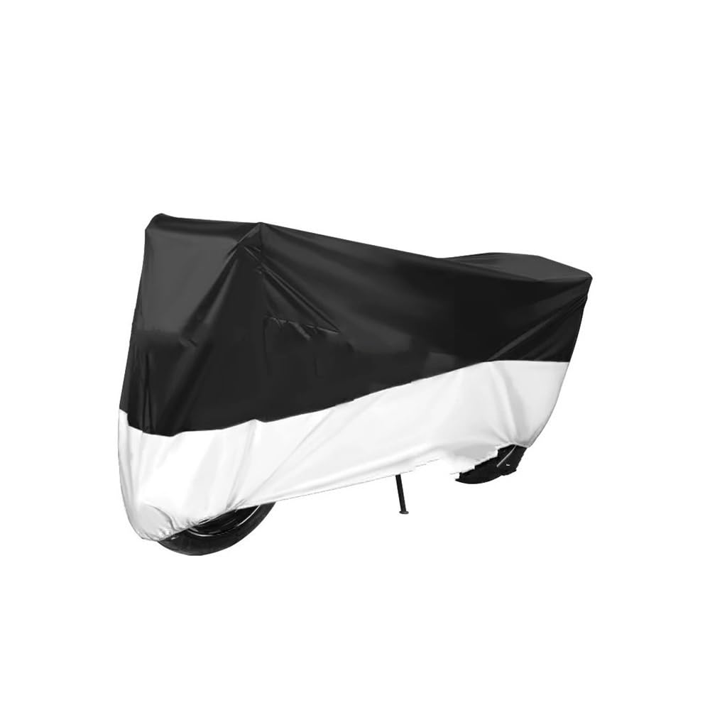 Motorradabdeckungen Motorrad Abdeckung Outdoor Protector Staubdicht Regen Für K&awasaki Für VUICAN-S 650 2015 2016 2017 2018(Silver,L for 180cm) von JIANYISR