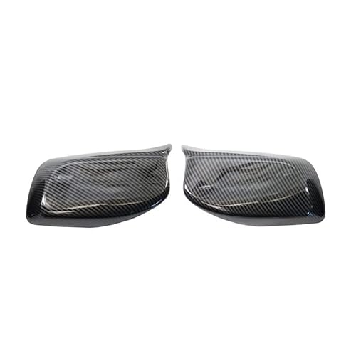 Spiegelkappen Für BM&W E60 E61 E63 E64 5er Modell 2004-2008 Kohlefaser Auto Rückansicht Tür Außenspiegel Seitenspiegel Abdeckkappen Shell Case(Carbon One Pair) von JIANYISR