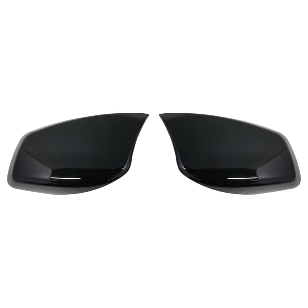 Spiegelkappen Für BM&W E60 E61 E63 E64 5er Serie 2003-2008 Kohlefaser Auto Rückansicht Tür Außenspiegel Seitenspiegel Abdeckkappen Shell Case(Black One Pair) von JIANYISR