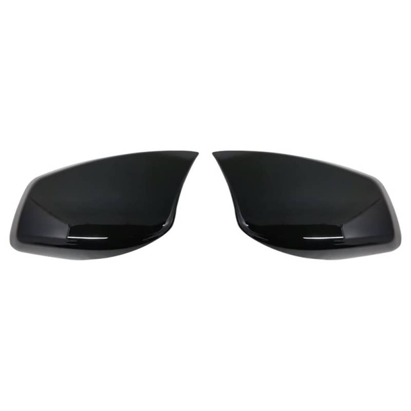 Spiegelkappen Für BM&W E60 E61 E63 E64 5er Serie 2003-2008 Kohlefaser Auto Rückansicht Tür Außenspiegel Seitenspiegel Abdeckkappen Shell Case(Black One Pair) von JIANYISR