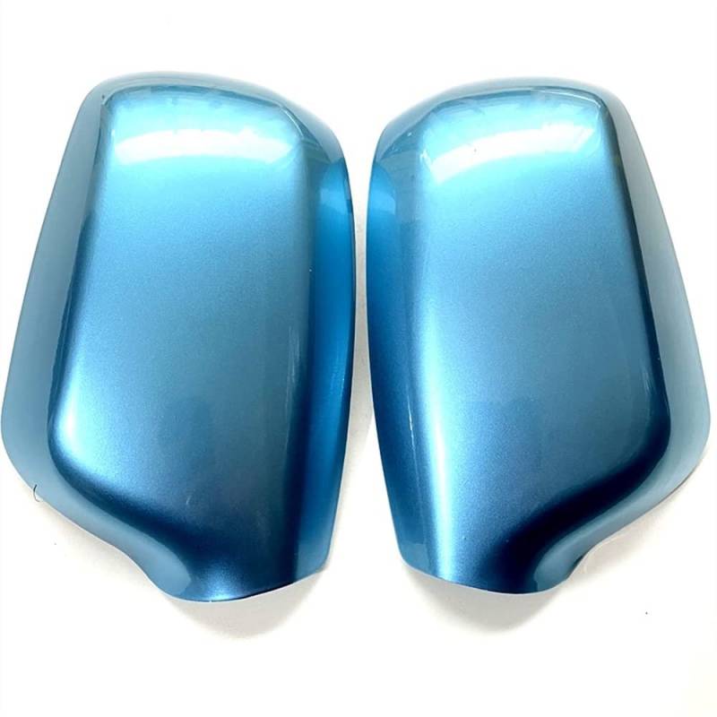 Spiegelkappen Für Maz&da 3 M3 2003 2004 2005 2006 2007 2008 2009 Auto Flügeltür Außenspiegel Abdeckungen Kappen Rückspiegel Shell Gehäuse(Ice cool blue 2pcs) von JIANYISR