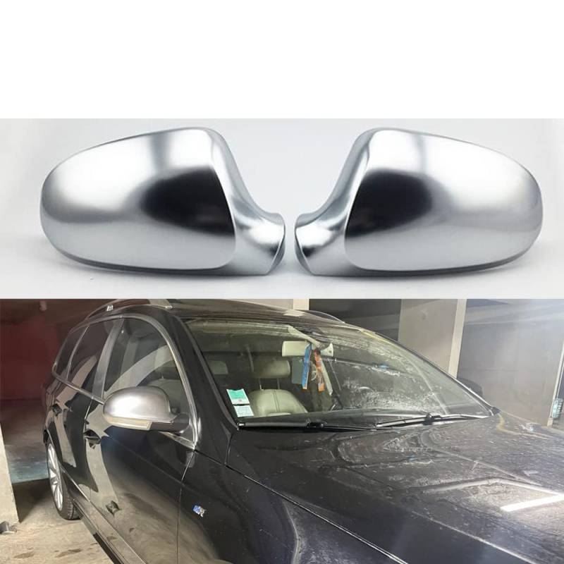 Spiegelkappen Für V&W Golf Jetta MK5 2006-2009 Für Passat 2003-2005 Autozubehör Rückspiegelkappenabdeckung Chrom von JIANYISR