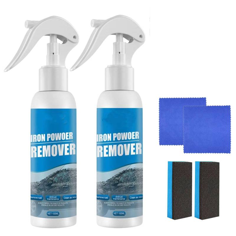 JIAOY Cradlewaver Multi-Rostlöser, Auto-Rostentfernungsspray, Rostlöser-Spray für Metall, Eisenpulver-Entferner-Spray, Multifunktionale Rostlöser, Mehrzweck-Rostlöser-Spray (2PCS) von JIAOY